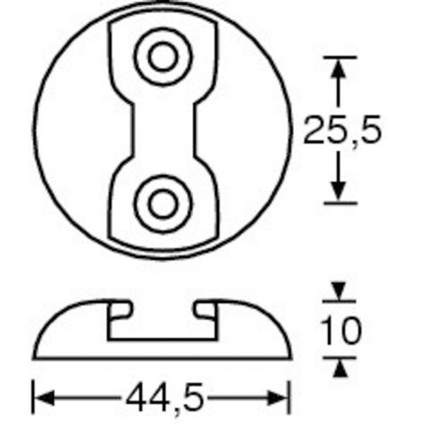 Adam Hall 5725 Flying Plate