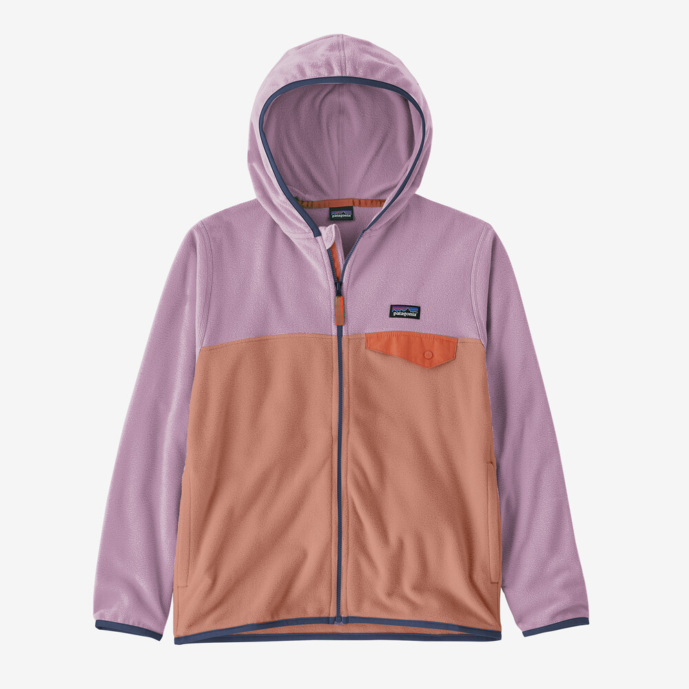 Kinder-Fleecejacke mit Mikro-D-Schnappverschluss