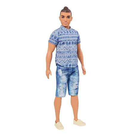 Barbie Fashionista Ken mit blauem Hemd