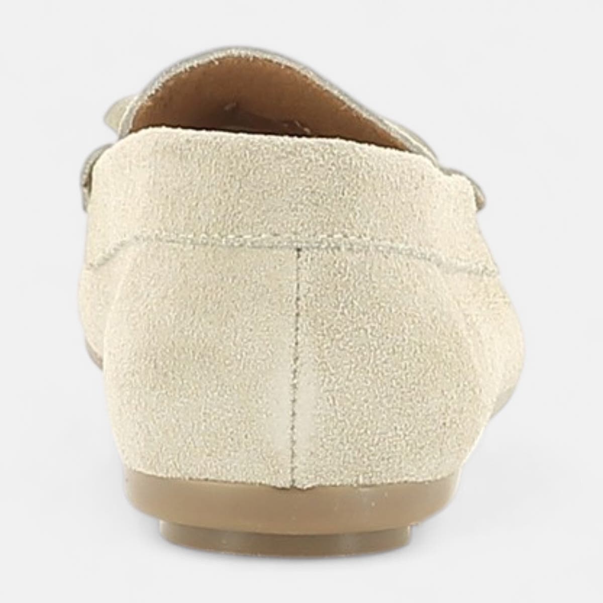 Mocassins Femme en cuir beige