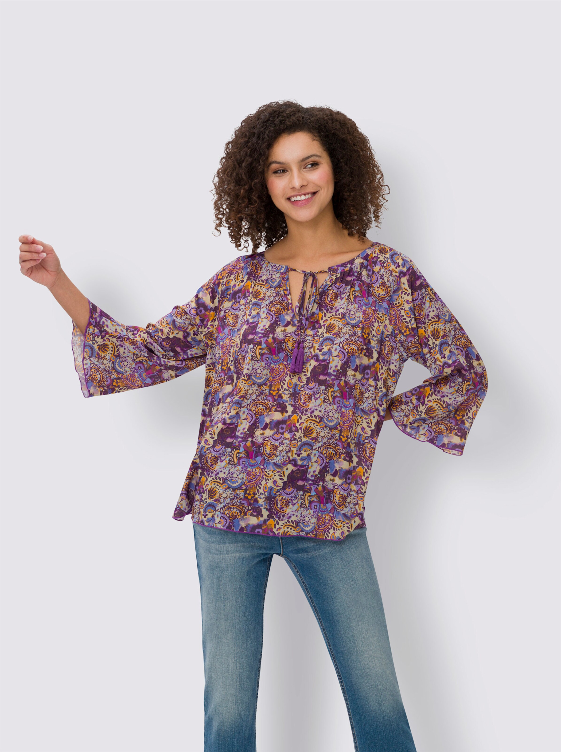 Druckbluse