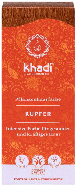 khadi Haarverf Copper 100 gram