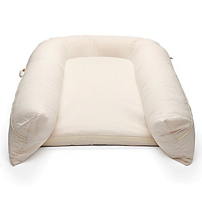 DockATot Grand Babynest, Sand Chambray