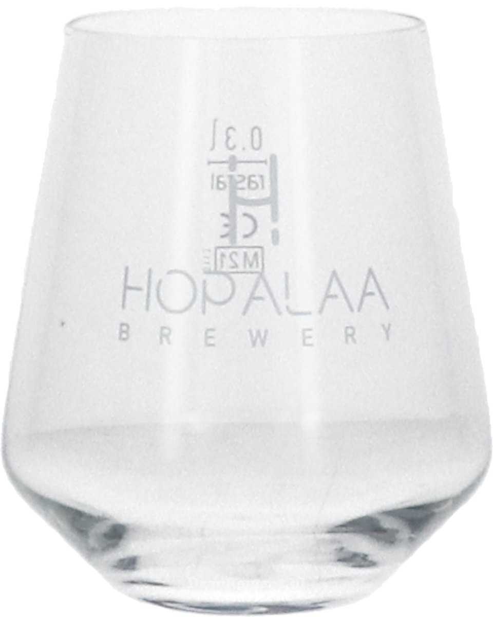Hopalaa Bierglas Laag 30 cl