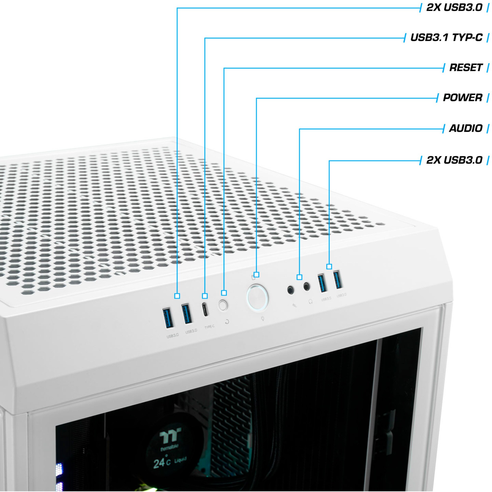 Thermaltake Gaming-PC Triton V2 Snow