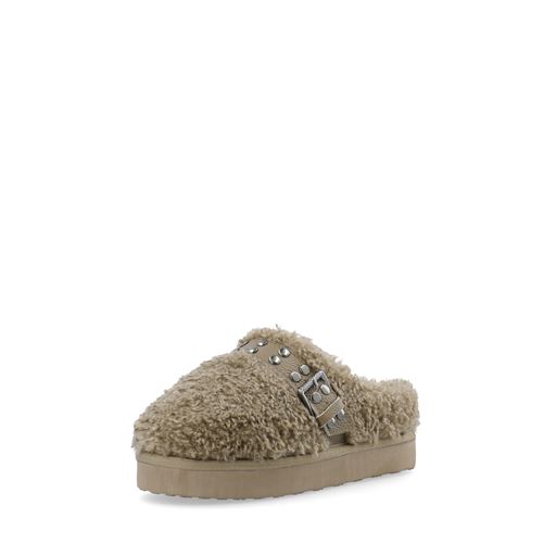 Bianco Varm Flatform Slip In, Taupe, 41
