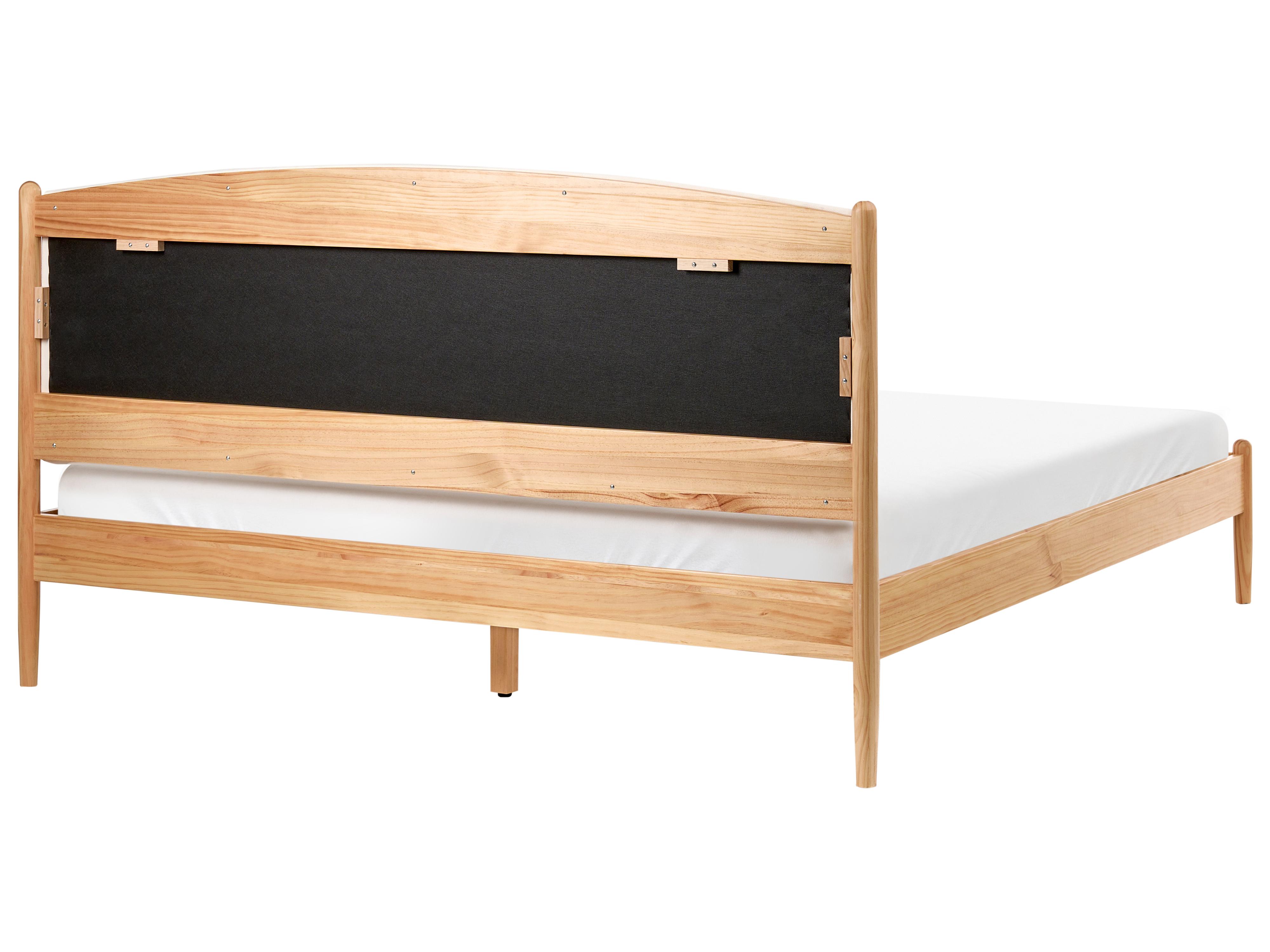 Bed Dennenhout CLAIRAC 180 x 200 cm Lichtbruin