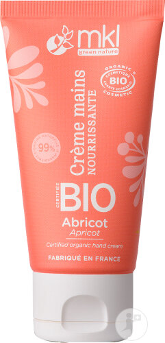 MKL Green Nature Crème Mains Bio Nourrissante Et Réparatrice Abricot 50ml