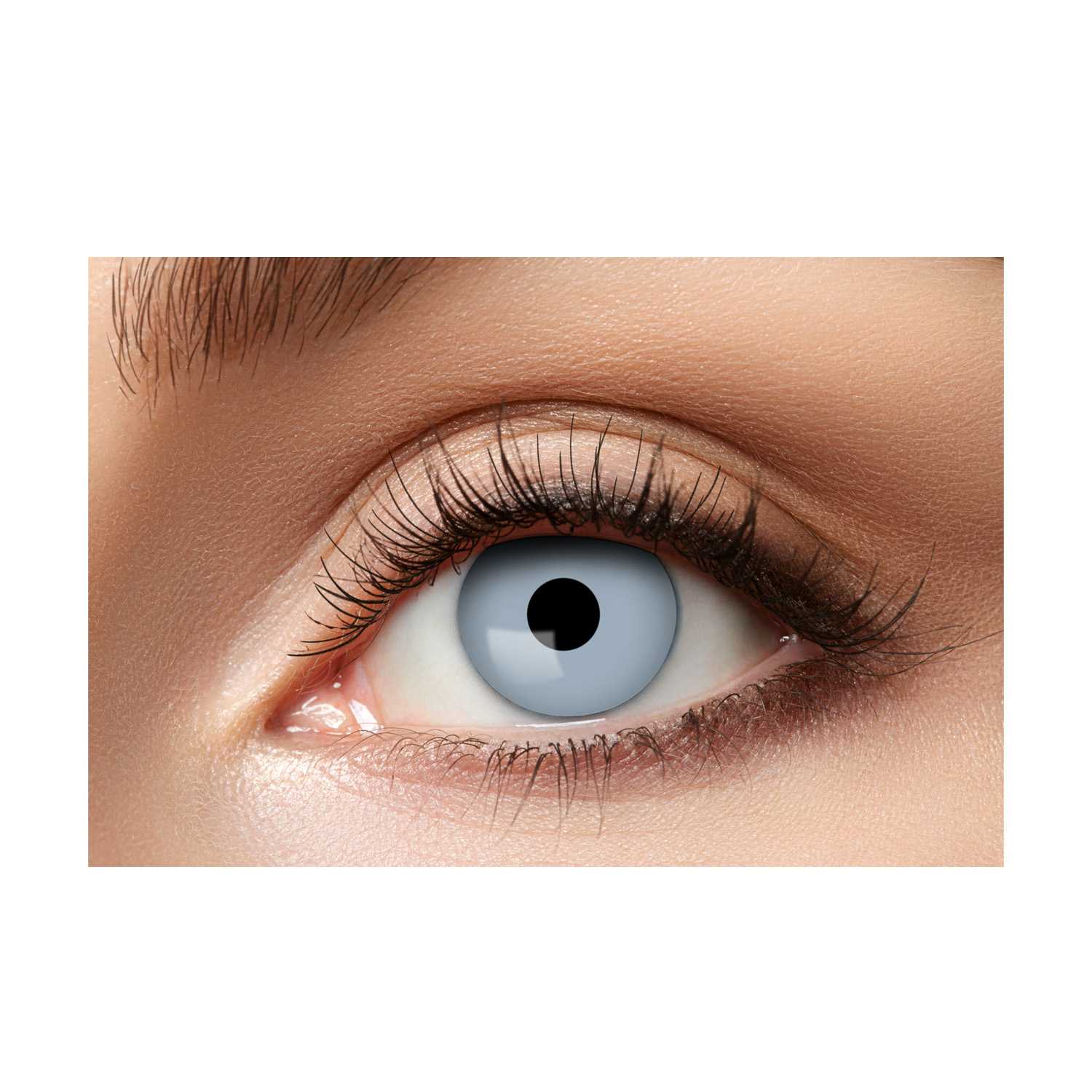 Kontaktlinsen Halloween Vampir Grey