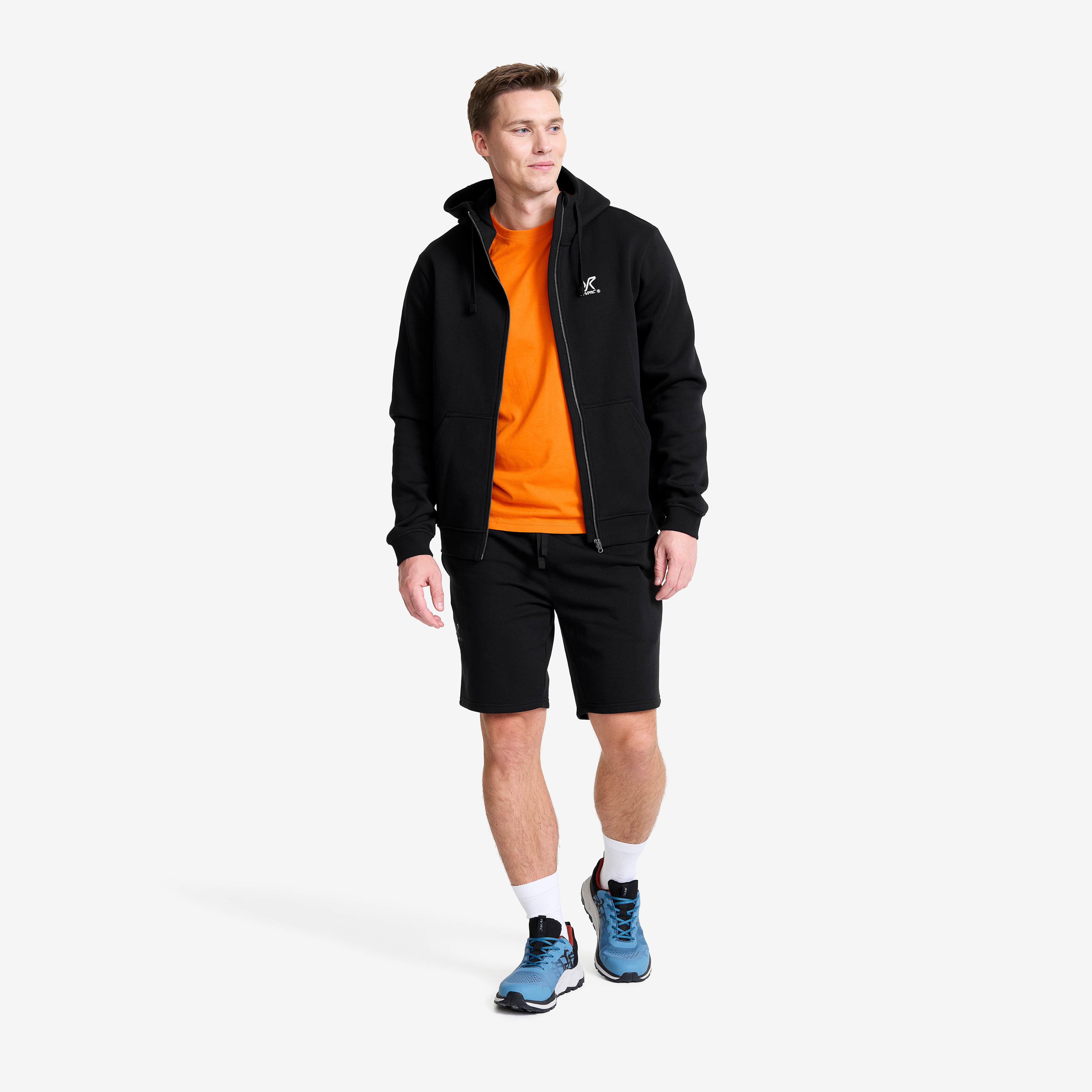 RVRC Full-zip Hoodie Herre Black