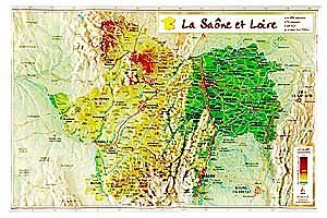 GEORELIEF - GEORELIEF D71 SAONE ET LOIRE 21X31