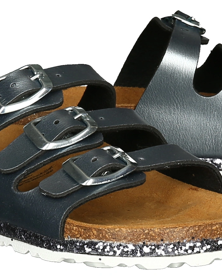 Sandalen BIOLINE Sensation mit Glitzer in silber