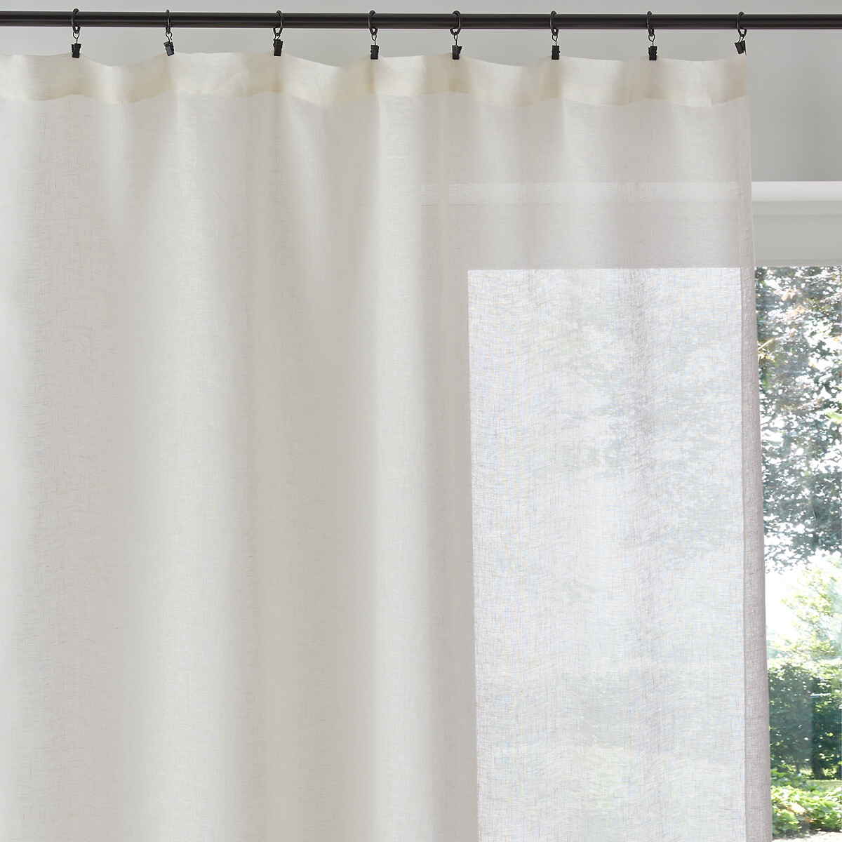 LA REDOUTE INTERIEURS<br>Cortina em linho Onega