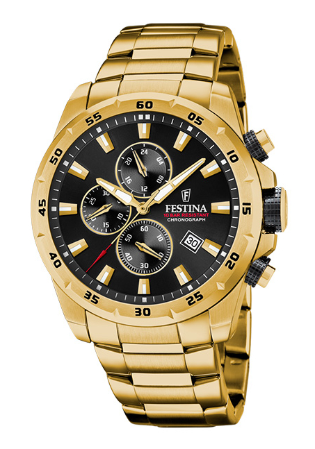 Festina Sport Herrenchronograph Gold F20541/4