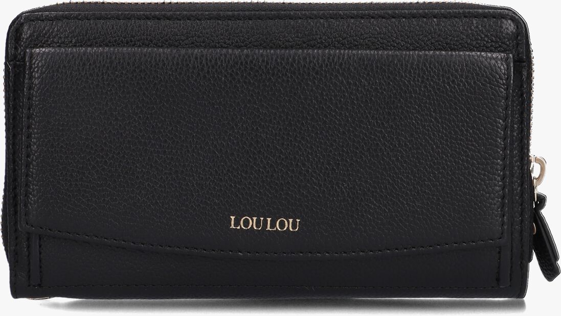 LOULOU ESSENTIELS zwarte loulou essentiels portemonnee slbl royal