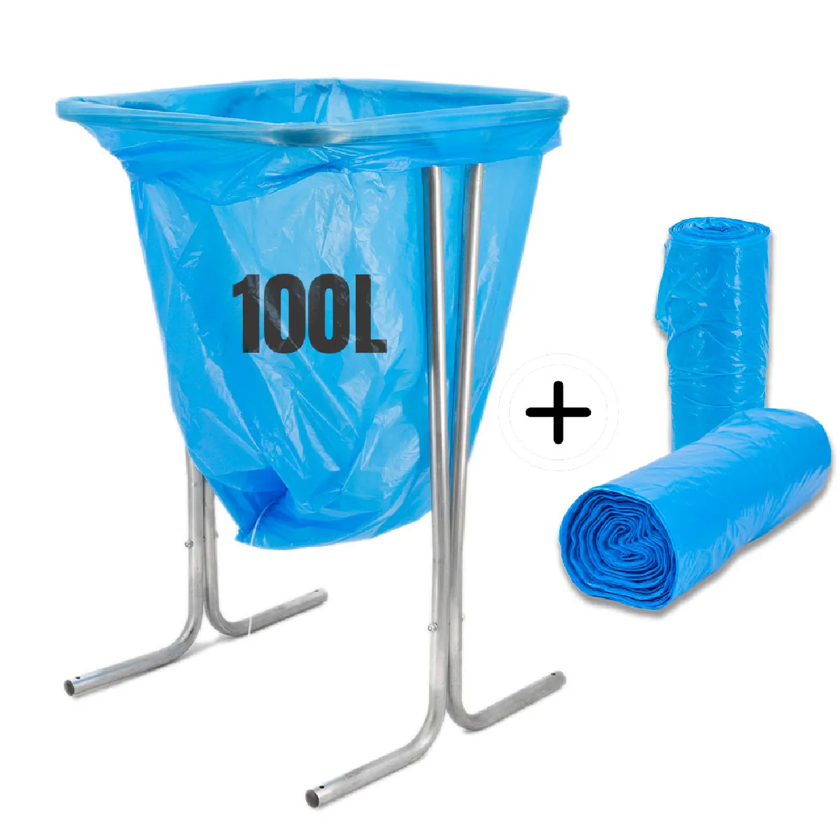 Soul - Support sac poubelle métal 100L