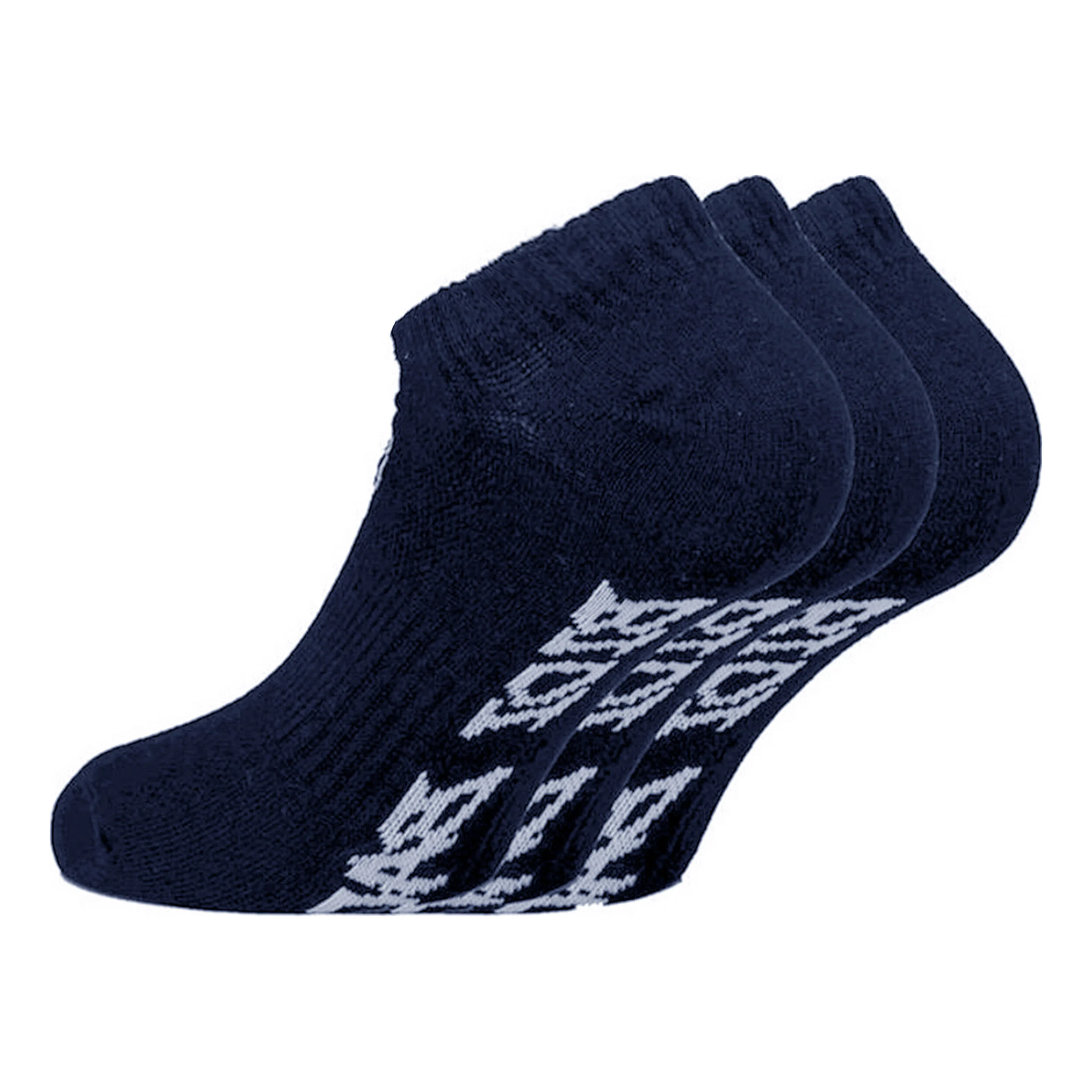 BIDI BADU No Party No Show Move Chaussettes De Tennis Pack De 3 - Bleu Foncé , Blanc