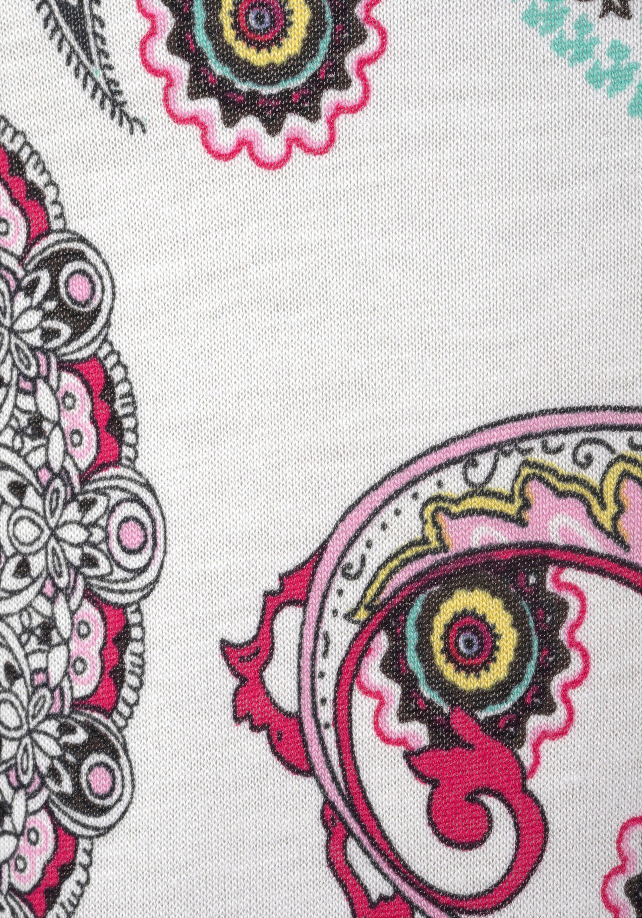 Beachtime Strandkleid mit Paisleymuster in lockerer Passform, Minikleid, Sommerkleid