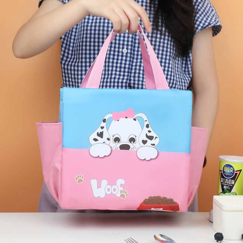 School Time - Geïsoleerde lunchtas met dierenpicknickmotief (verschillende ontwerpen)