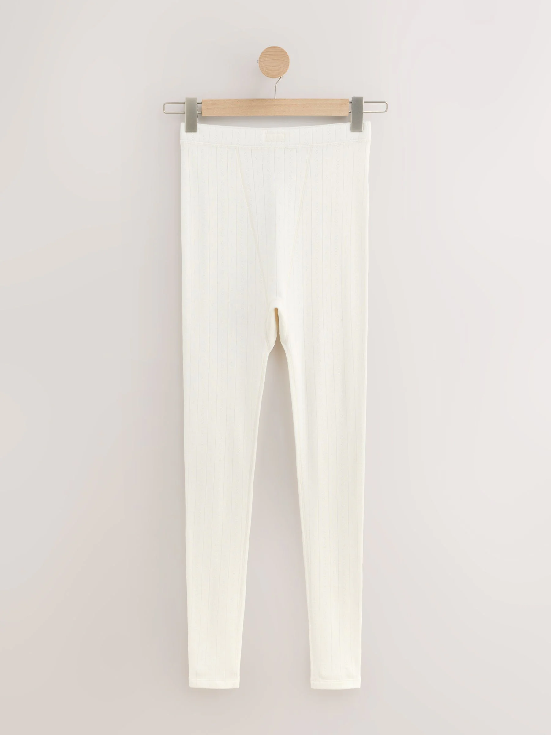 Crème - Thermal Maximum Warmth Cosy Pointelle Leggings