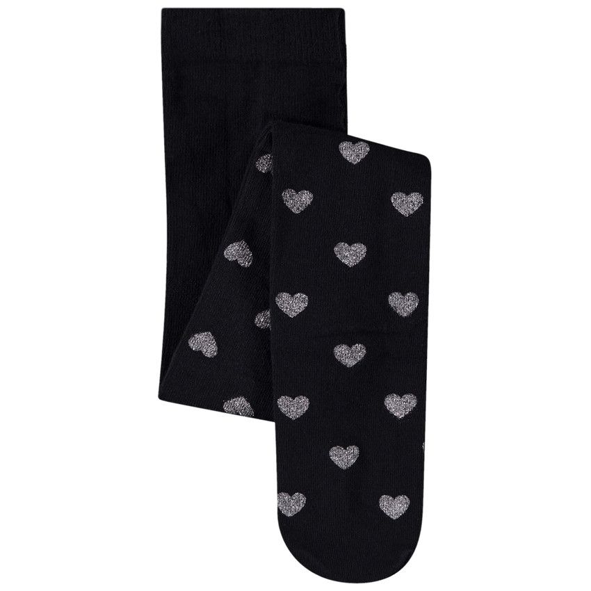 Collant épais fantaisie pour fille - Noir