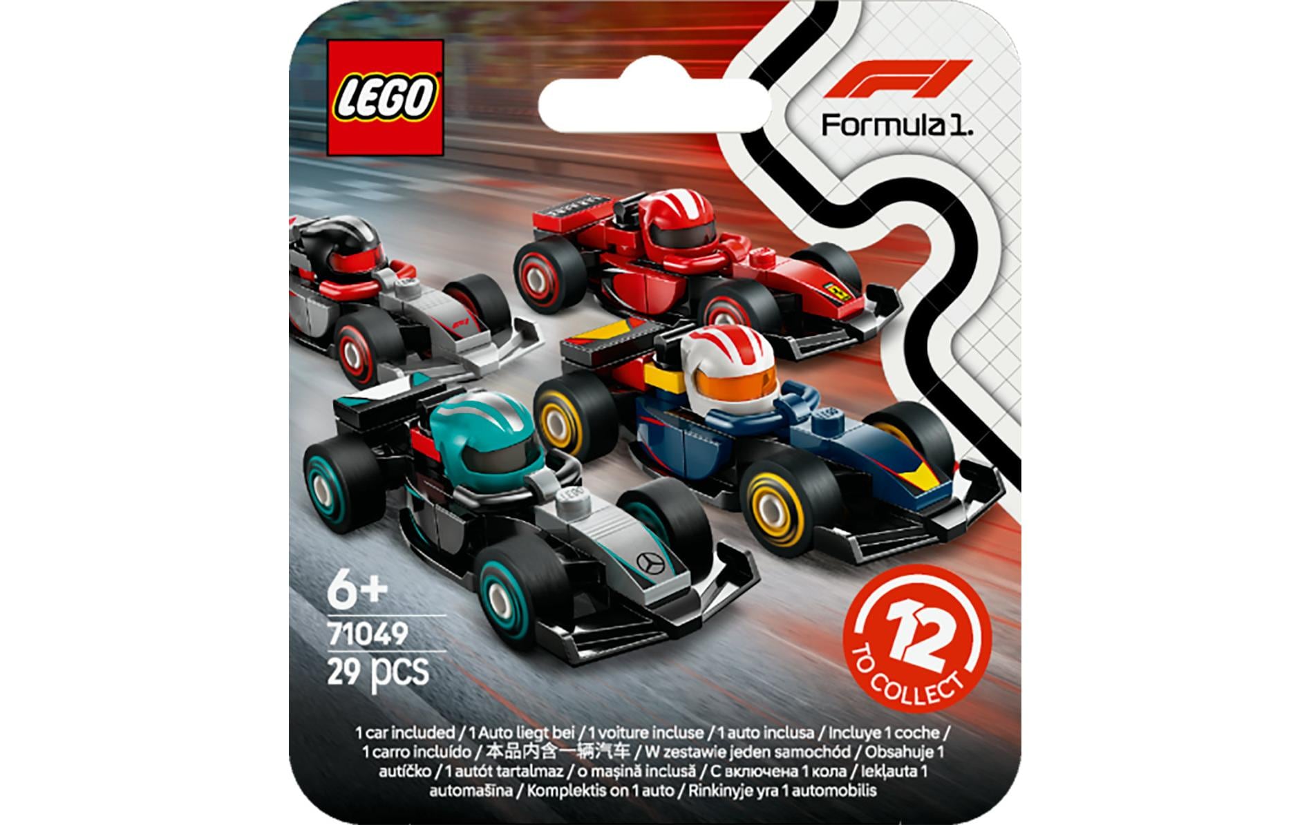 Minifigures F1 Rennwagen zum Sammeln 710491 von 12 LEGO F1 Mini-Rennwagen