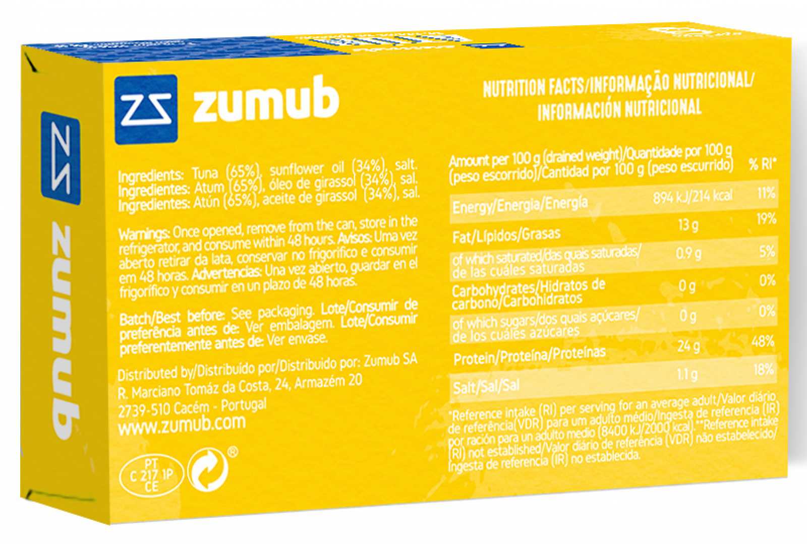 Atum Natural Zumba 120g