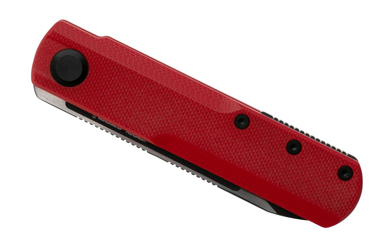 Real Steel G-Tanto EDC 7801RB Two-Tone Finish Nitro-V, Red G10, slipjoint zakmes, Ostap Hel design