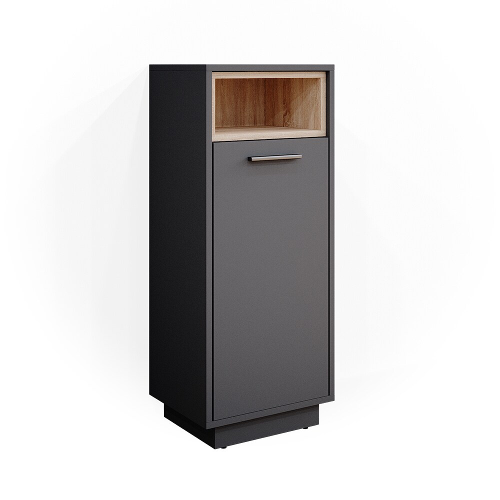 Vicco Badschrank Badezimmerschrank Midischrank Beatrice anthrazit Badregal Badmöbel