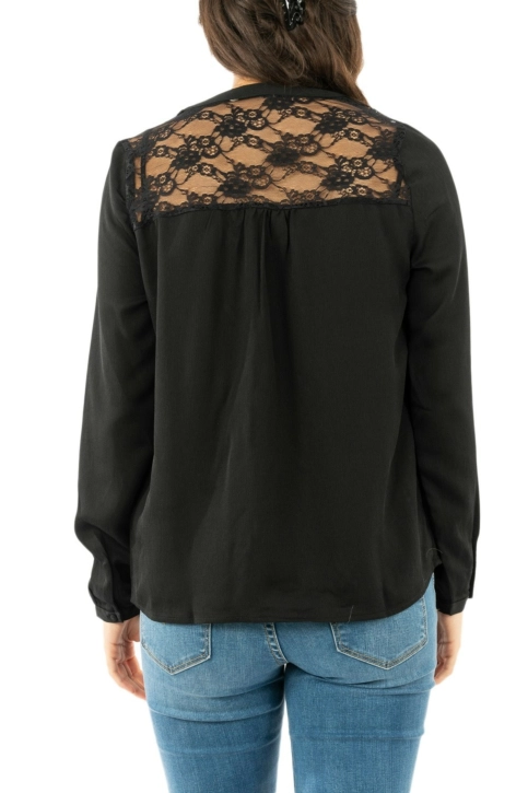 tee shirt manches longues only 15194008 eva noir