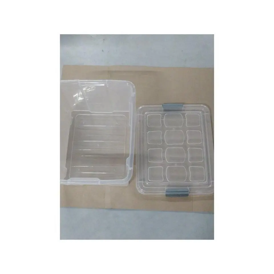 Plasticforte Opslagbakken - met deksel - 25L - 42x36x25 cm