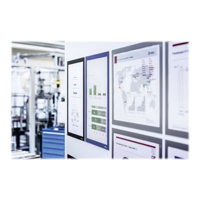 Durable Duraframe Magnetic - 5 Cadres d'affichage magnétiques - A3 - bleu - pour surfaces métalliques