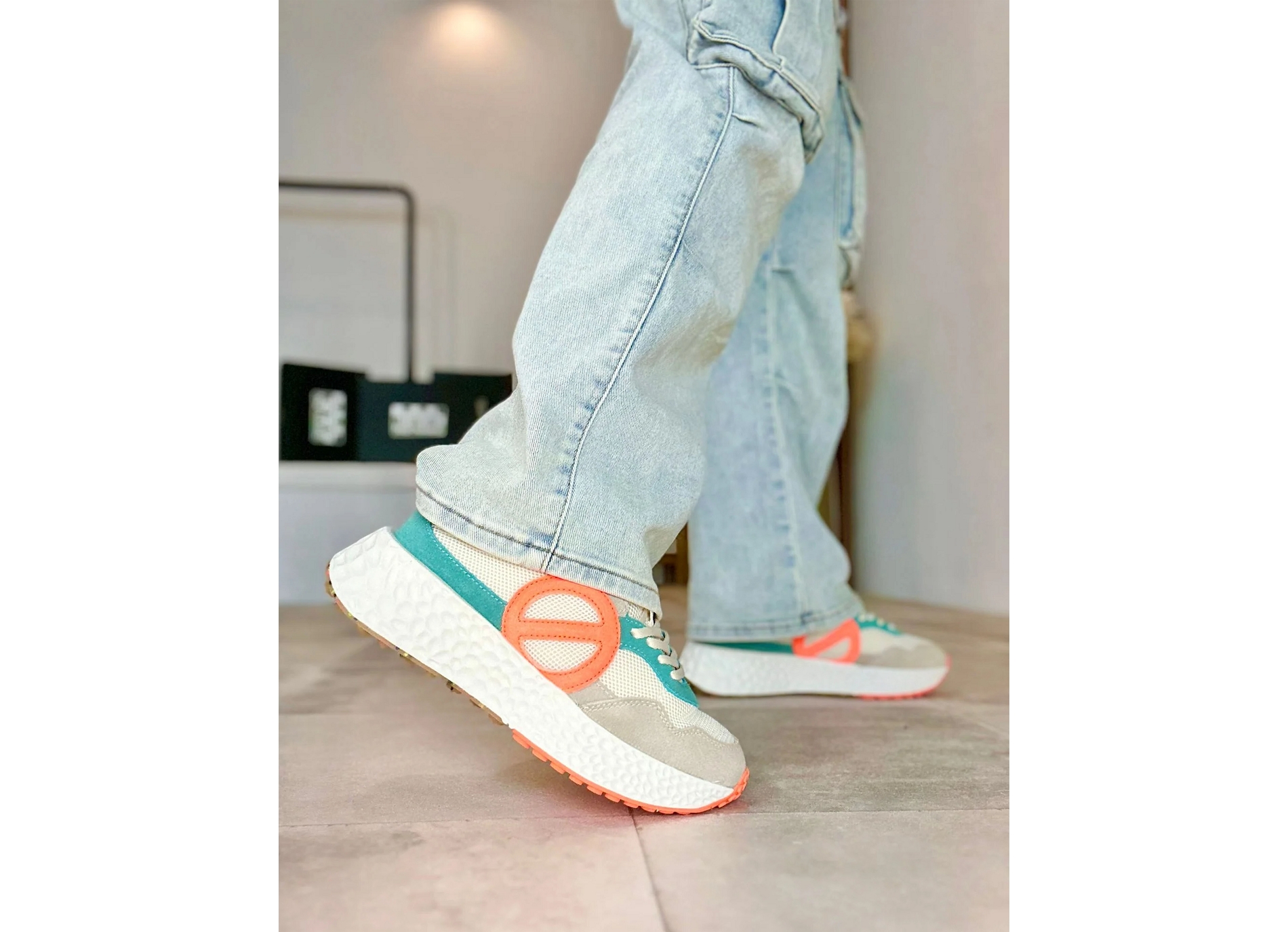 Carter jogger beige vert
