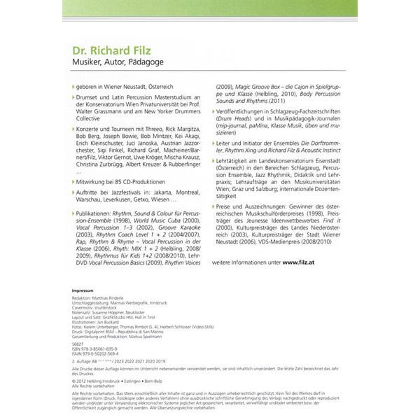 Helbling Verlag Rhythmus aus der Schultasche