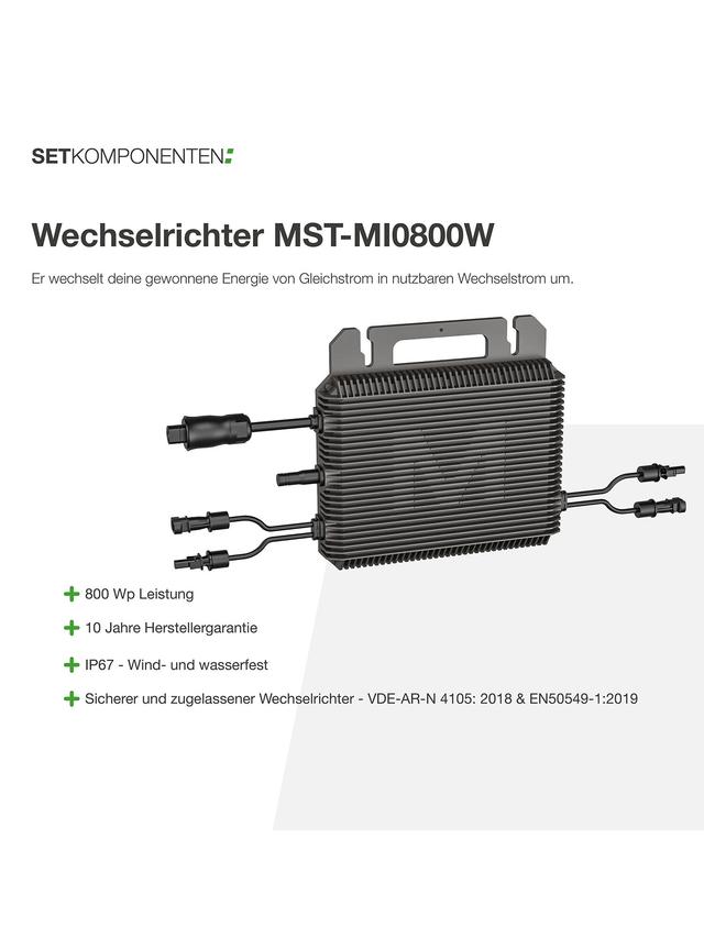 Balkonkraftwerk inkl. Befestigung