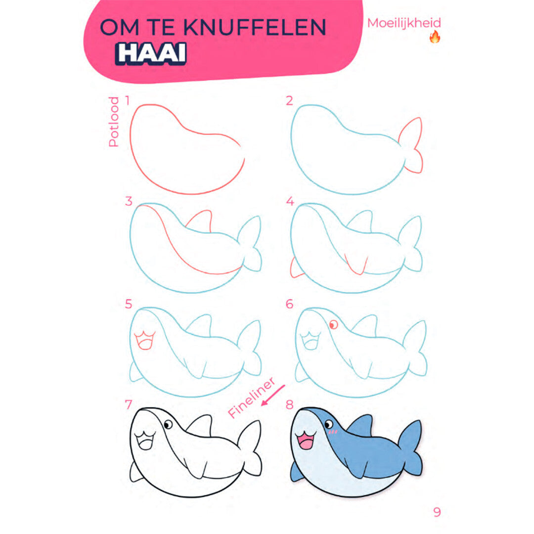 Uitgeverij volt schattig tekenen doe je zo! deel 2