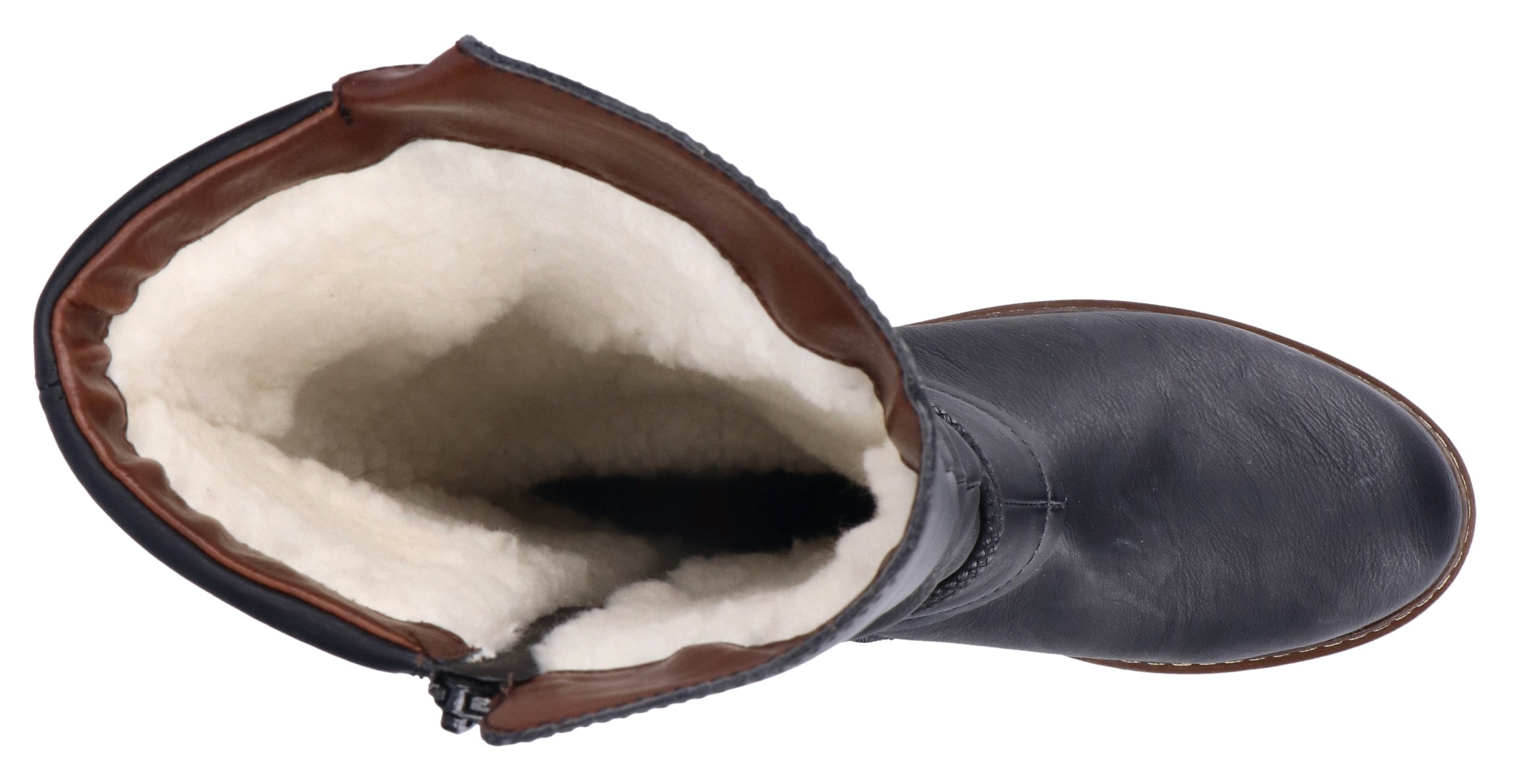 Rieker Winterstiefel  , Langschaftstiefel, Blockabsatz, mit Rieker-TEX-Membran