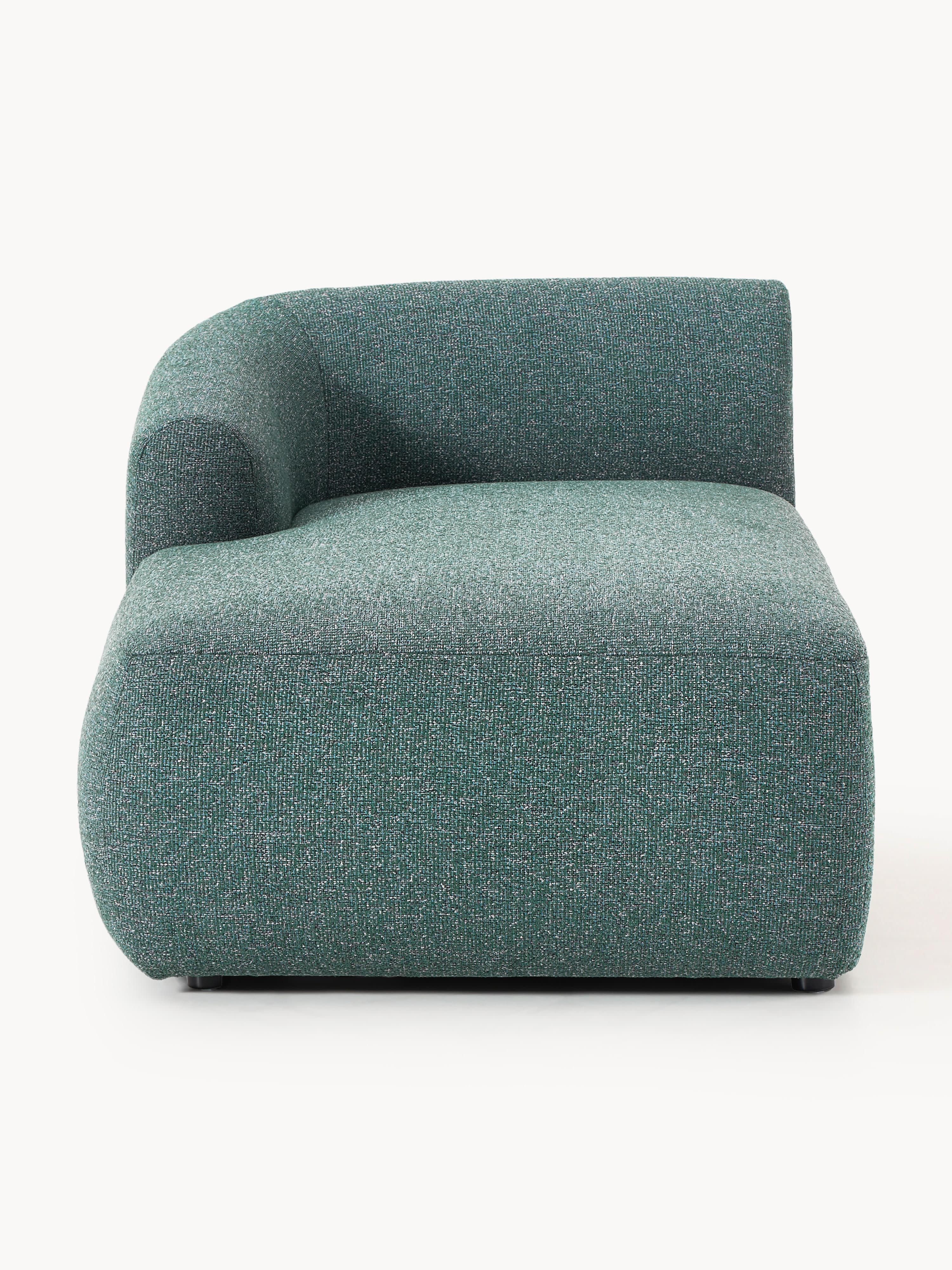 Bouclé ottomane hoekmodule Sofia