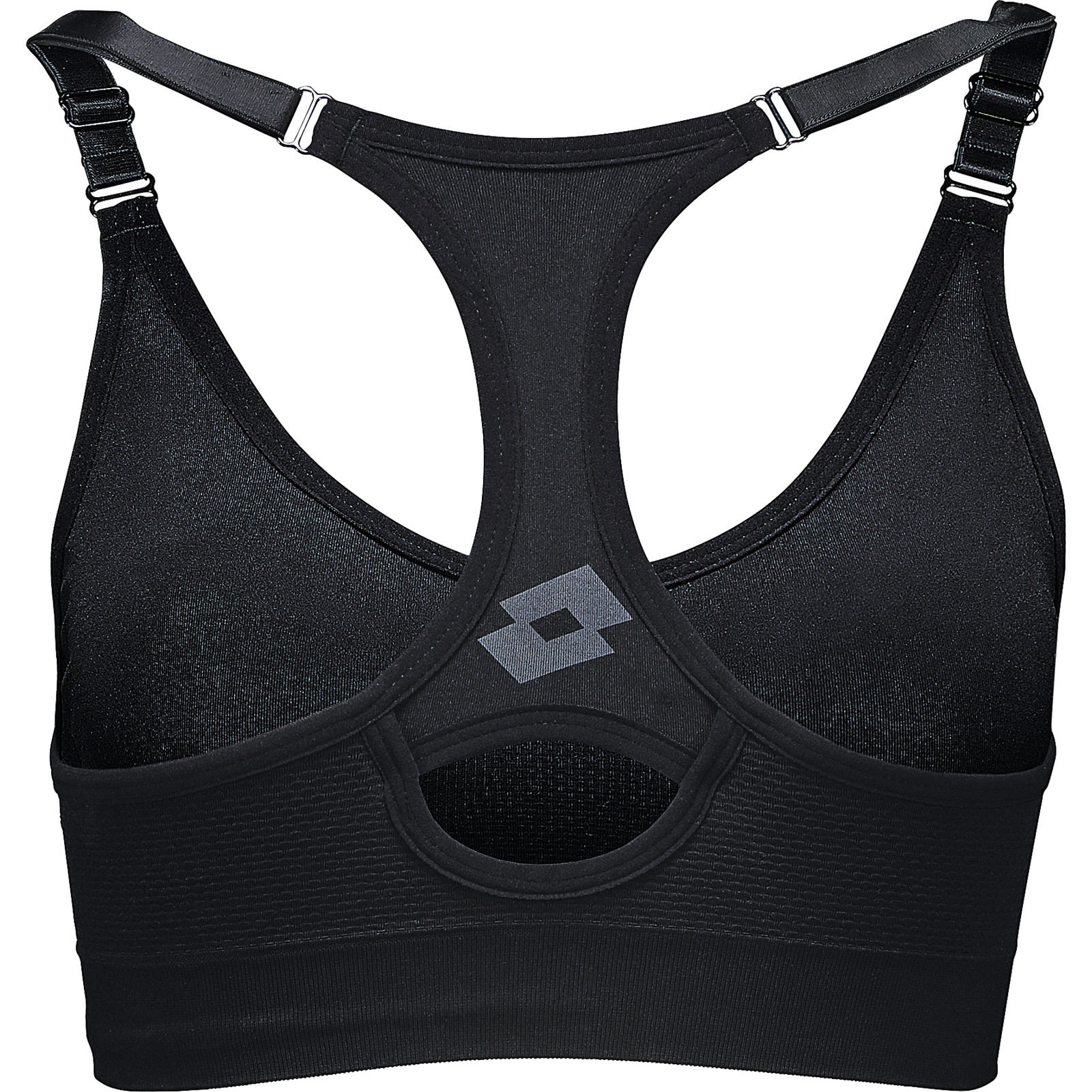 Lotto Damen-Sport-BH Seamless S, schwarz
