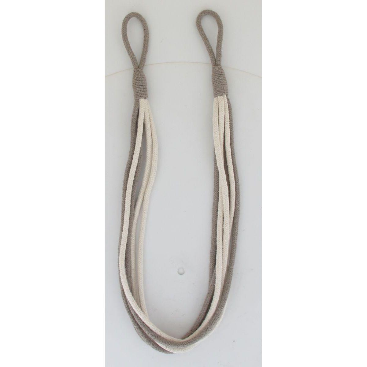 EMBRASSE TEXTILE QUEEN TAUPE ECRU
