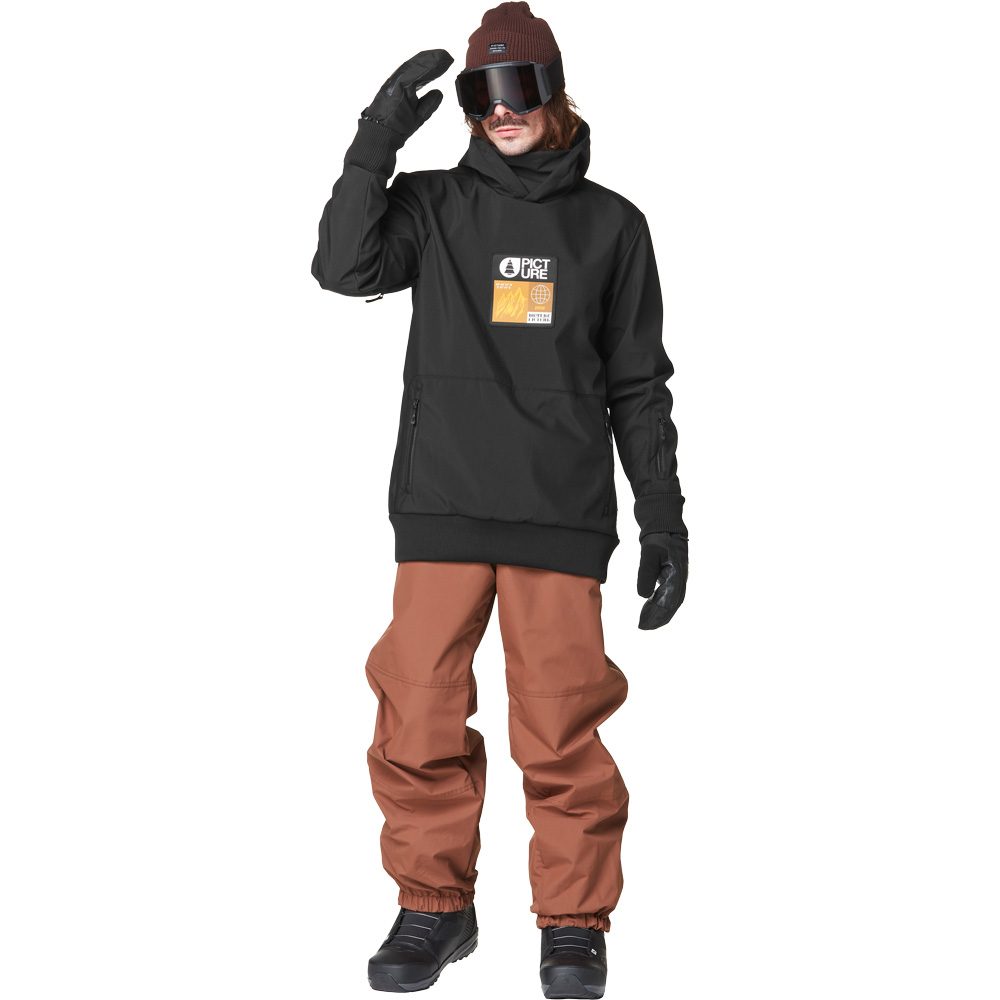 Picture Parker Softshell Hoody Herren schwarz