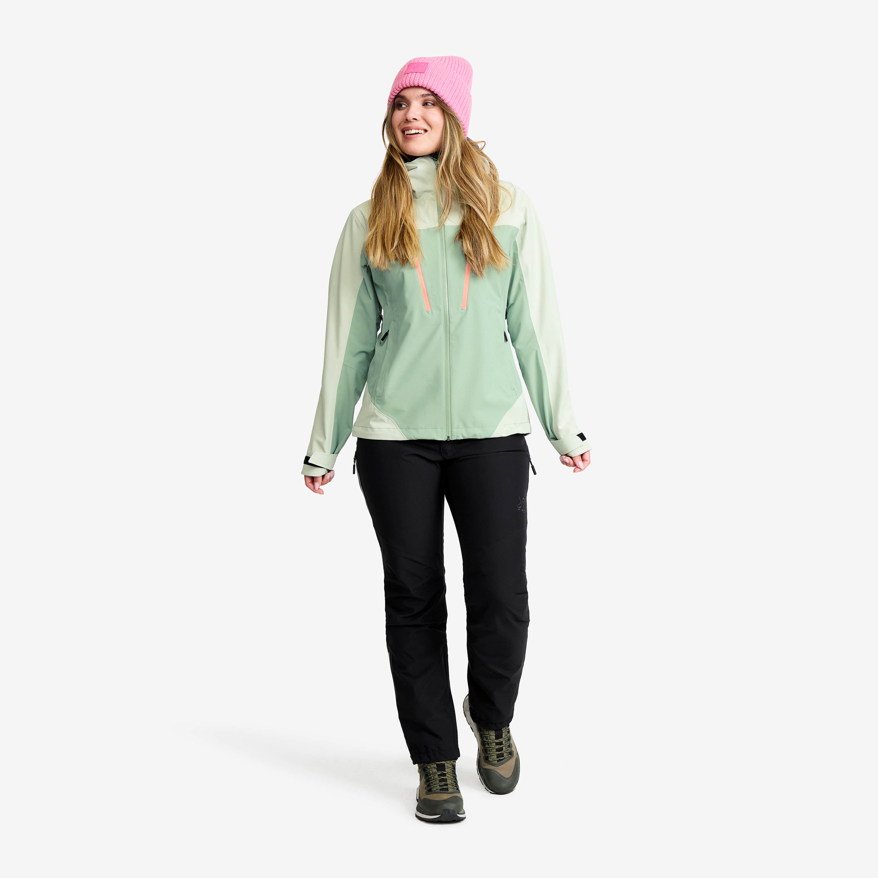 Silence Proshell 3L Jacket Dame Mercury/Iceberg Green