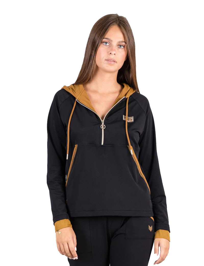 HBT TERRE DE VILLE | U.S. SINBAD SWEAT FEMME NOIR