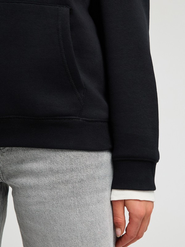 Surf Stoked Brushed Art Sweat à capuche Noir Femme