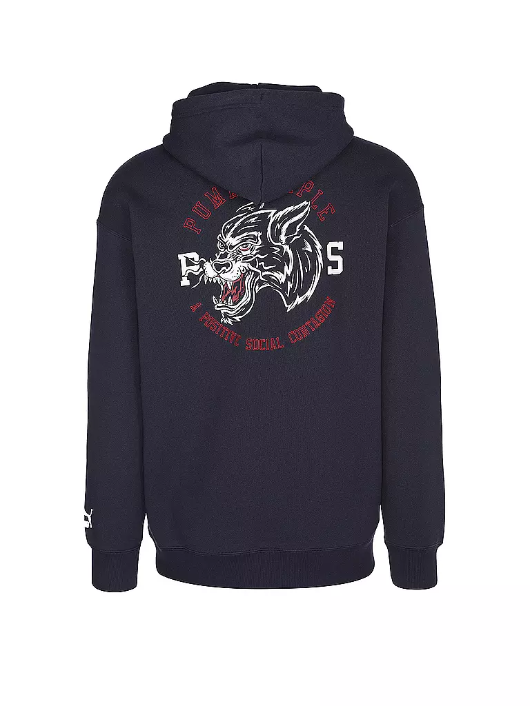 PUMA Kapuzensweater - Hoodie PUMA X STAPLE dunkelblau