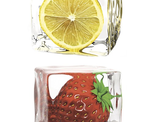 Pop-up paneel zelfklevend 30065-1 Fruits wit