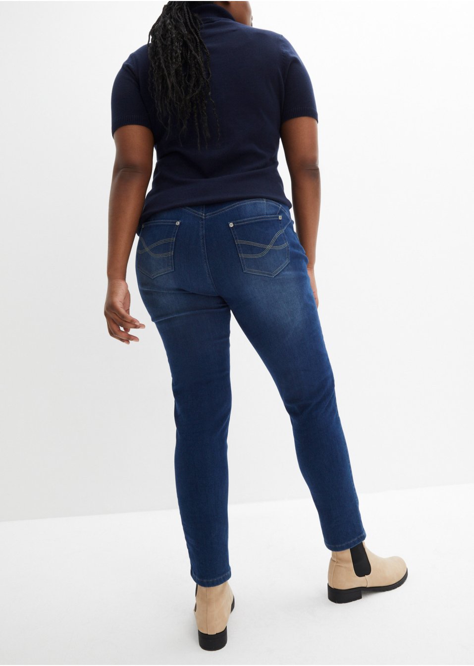 Jean sculptant thermo avec intérieur douillet, Slim