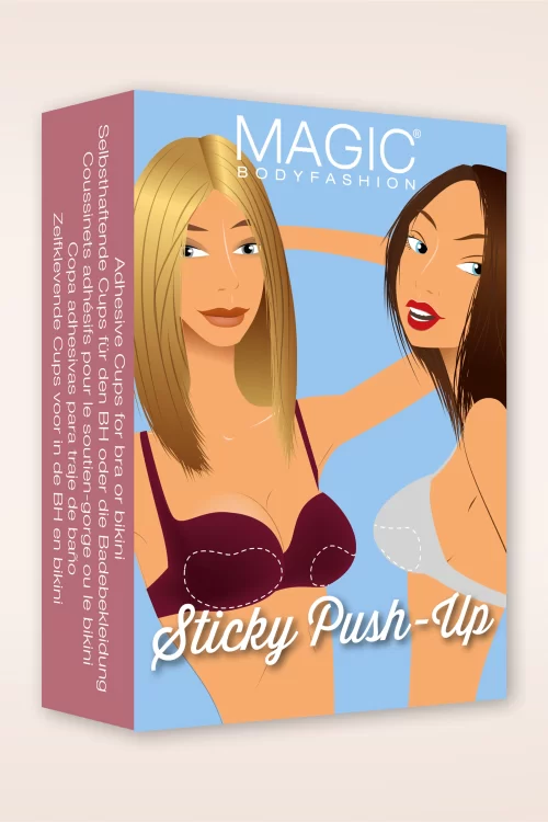 MAGIC Bodyfashion Kleverige push-up bh-cups in vanille