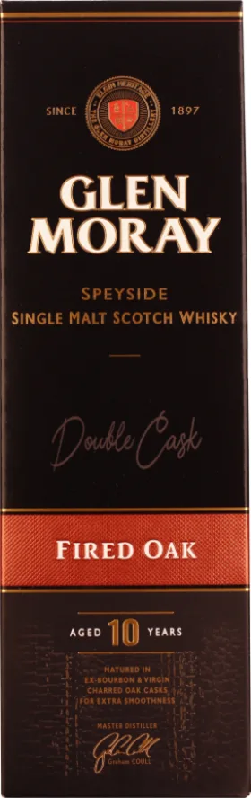 GLEN MORAY 10 YEARS FIRED OAK 70CL
