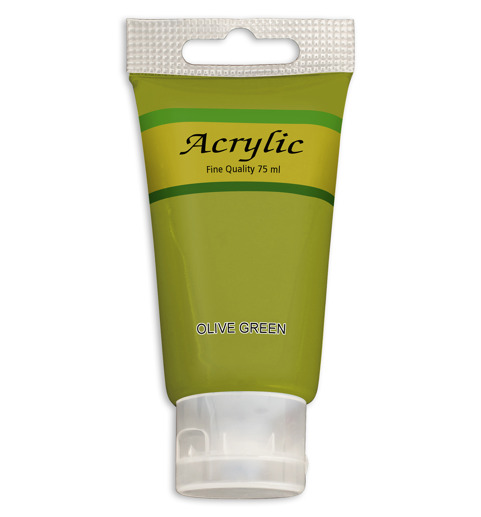Acrylfarbe - olivgrün - 75 ml